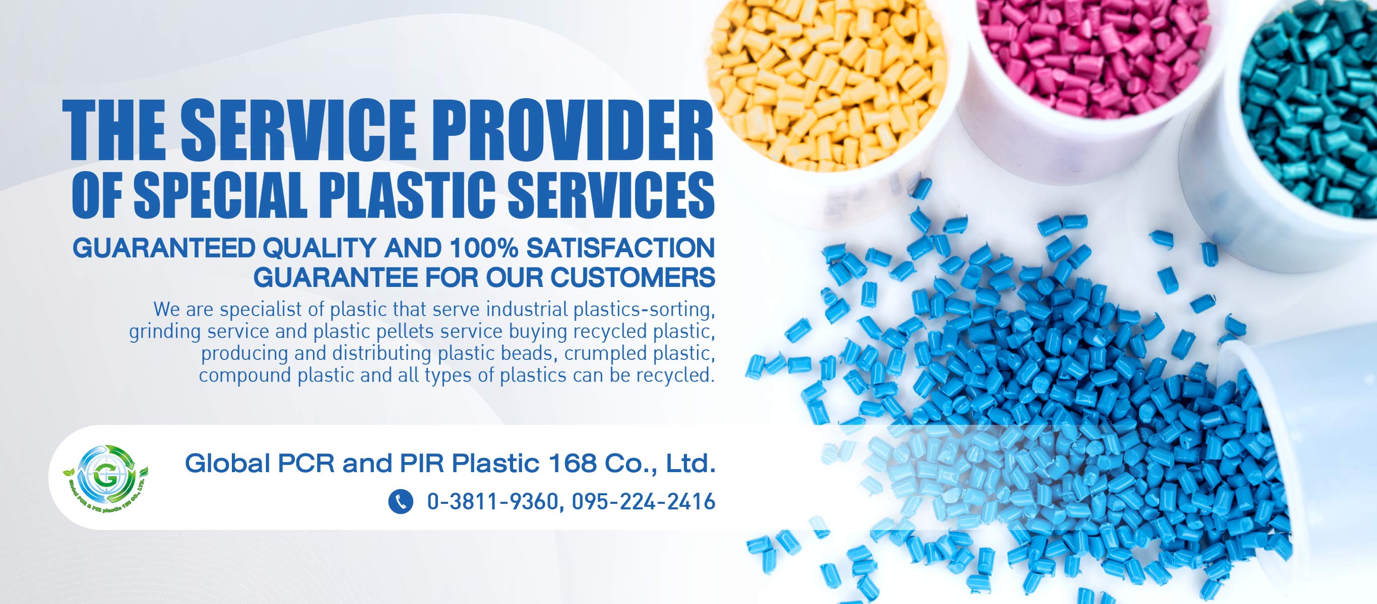 Factory producing high quality recycled plastic pellets, Chonburi